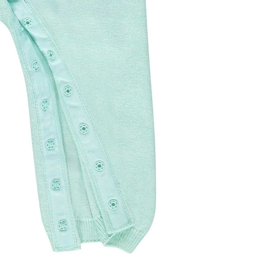 Combinaison en tricot avec motif Smiley Baby en jacquard 