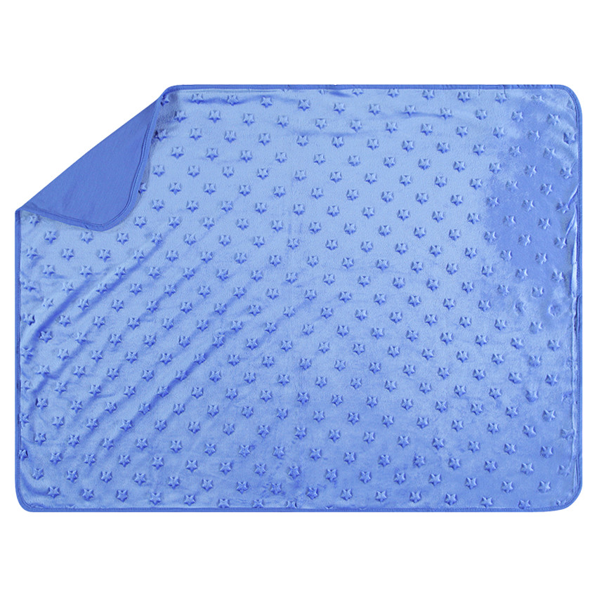 Peluche prince et couverture en sherpa étoilée 