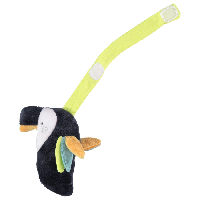 Spirale d'activités en velours avec animaux de la jungle 