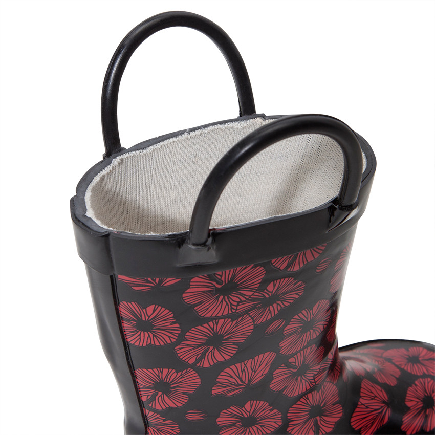 Bottes de pluie à fleurs 