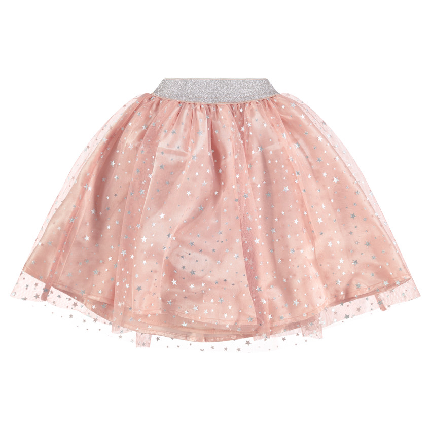 Jupe esprit tutu avec volant en tulle imprimé étoiles 