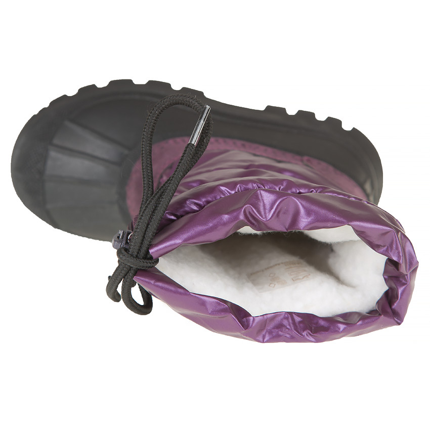 Après-ski à zip et lacets effet métallisé du 24 au 27 