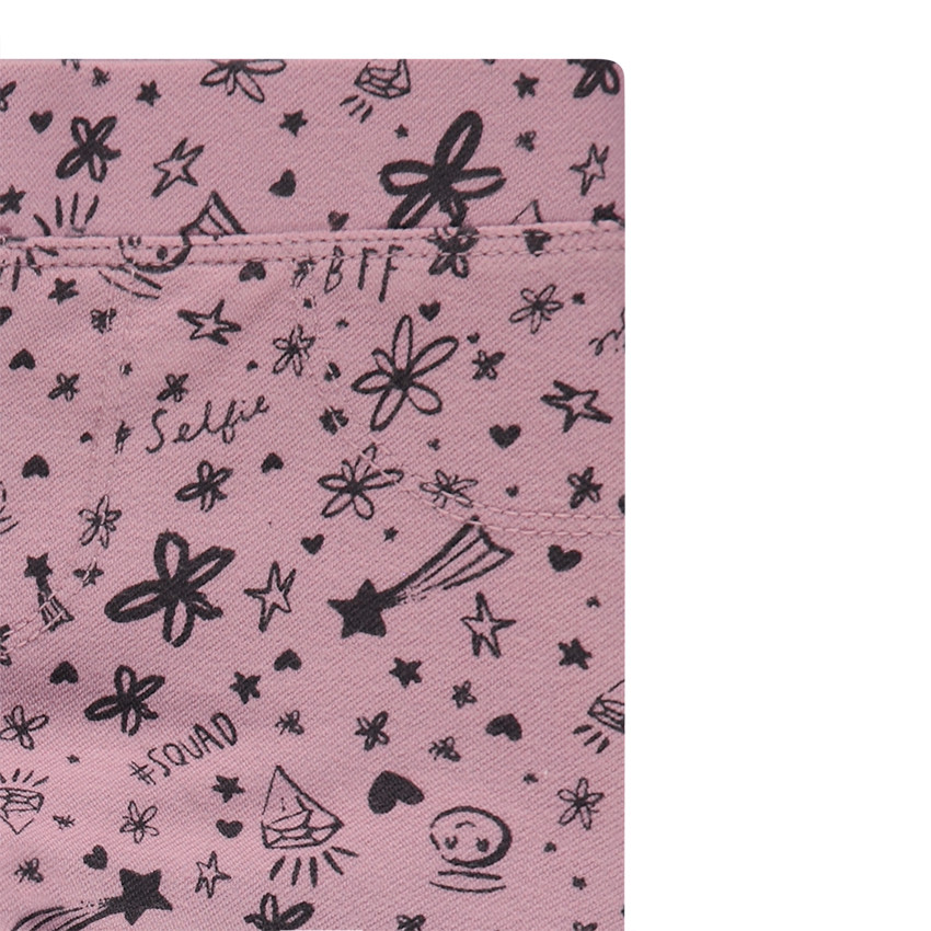 Legging en jersey avec motifs imprimés all-over 