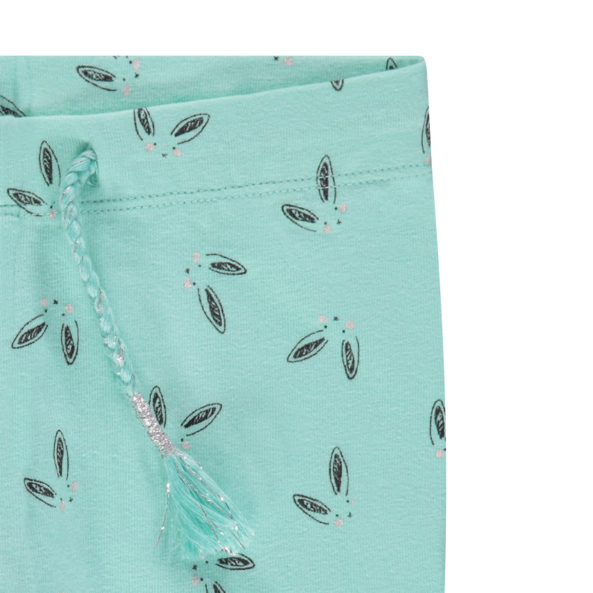 Pyjama en jersey avec tee-shirt forme boîte printé et pantalon imprimé 