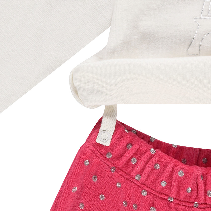 Pyjama en velours bicolore Disney print Minnie 