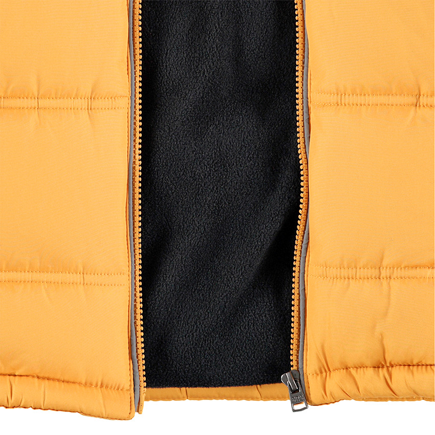 Junior - Doudoune matelassée à capuche avec doublure en micropolaire 