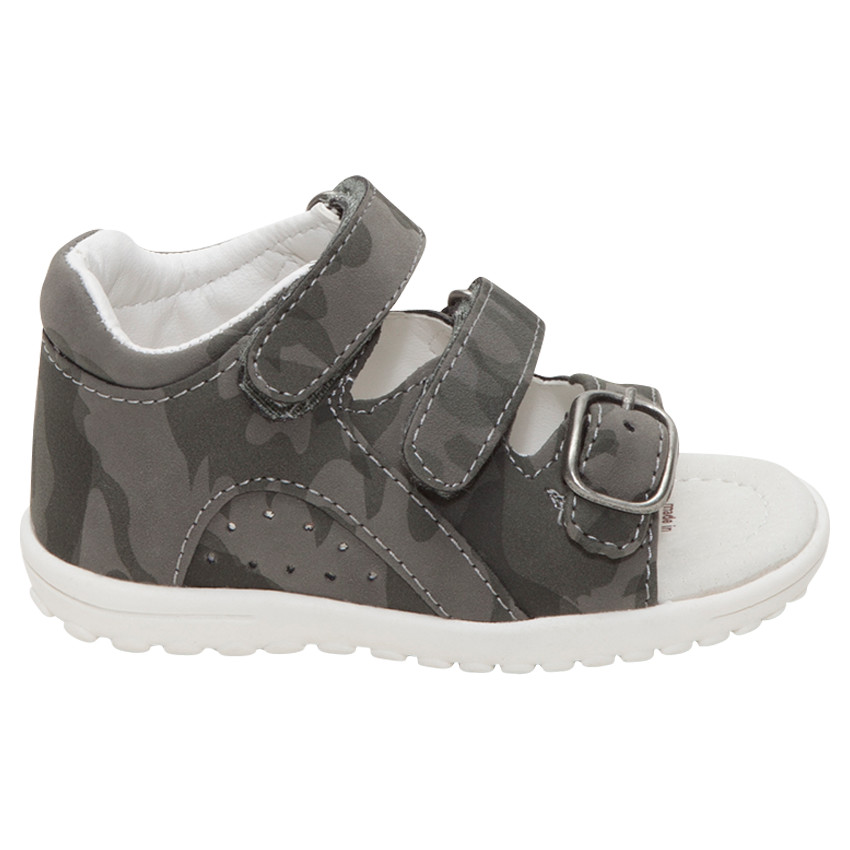 Nu-pieds motif army à double scratch  