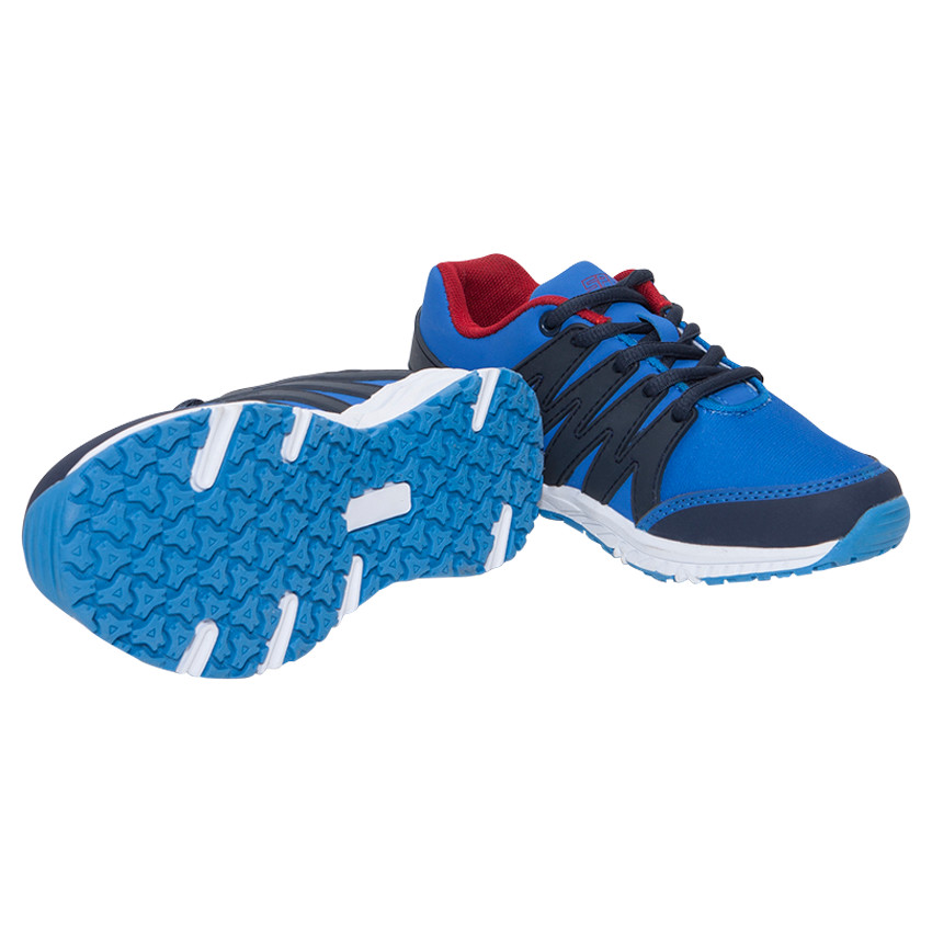 Baskets basses bi-matière à lacets  