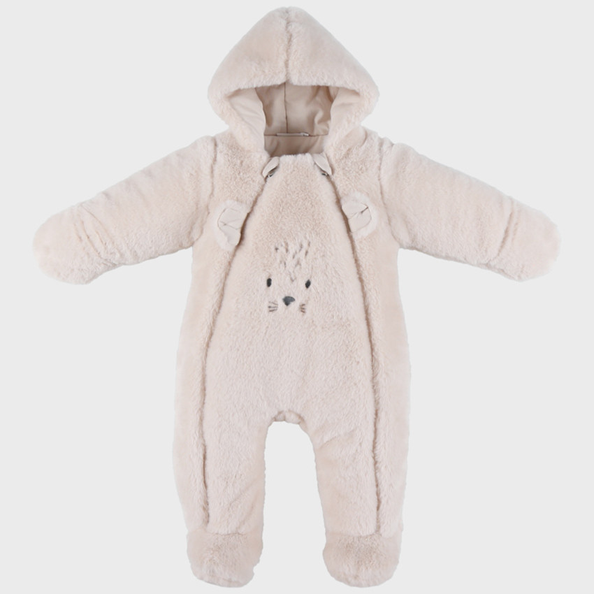 Combinaison pilote Groloudoux 1 mois Beige 