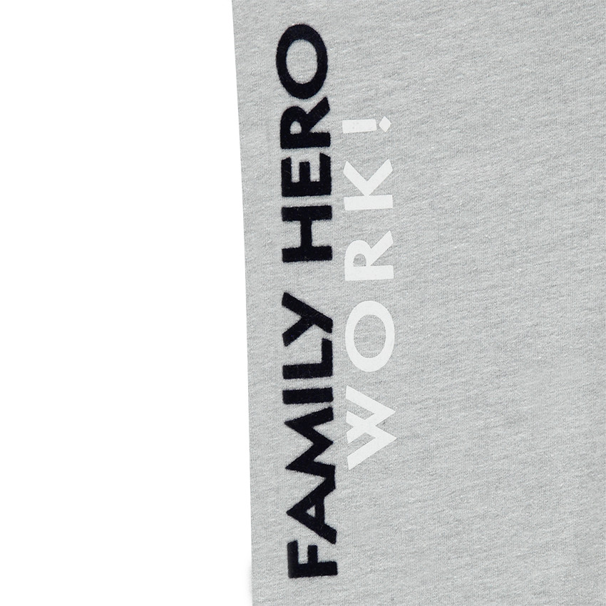 Jogging en molleton bicolore avec badges et prints Indestructibles Disney 