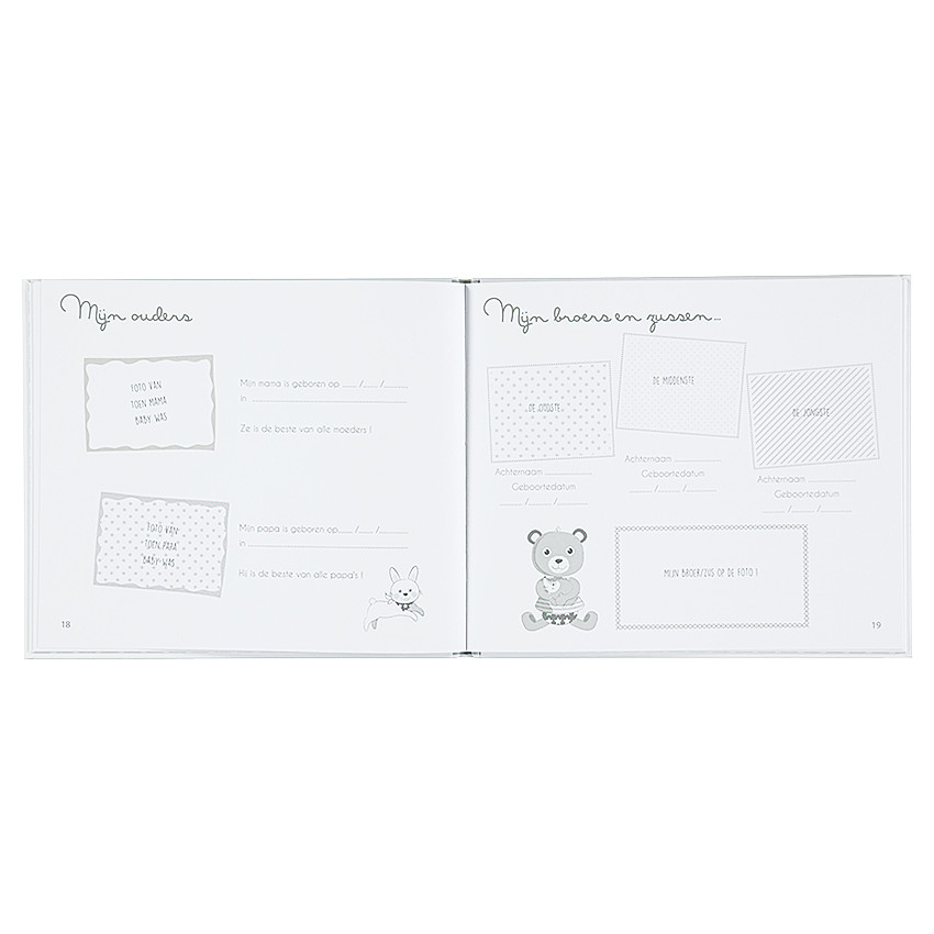 Mon premier album de naissance - Langue néerlandais  