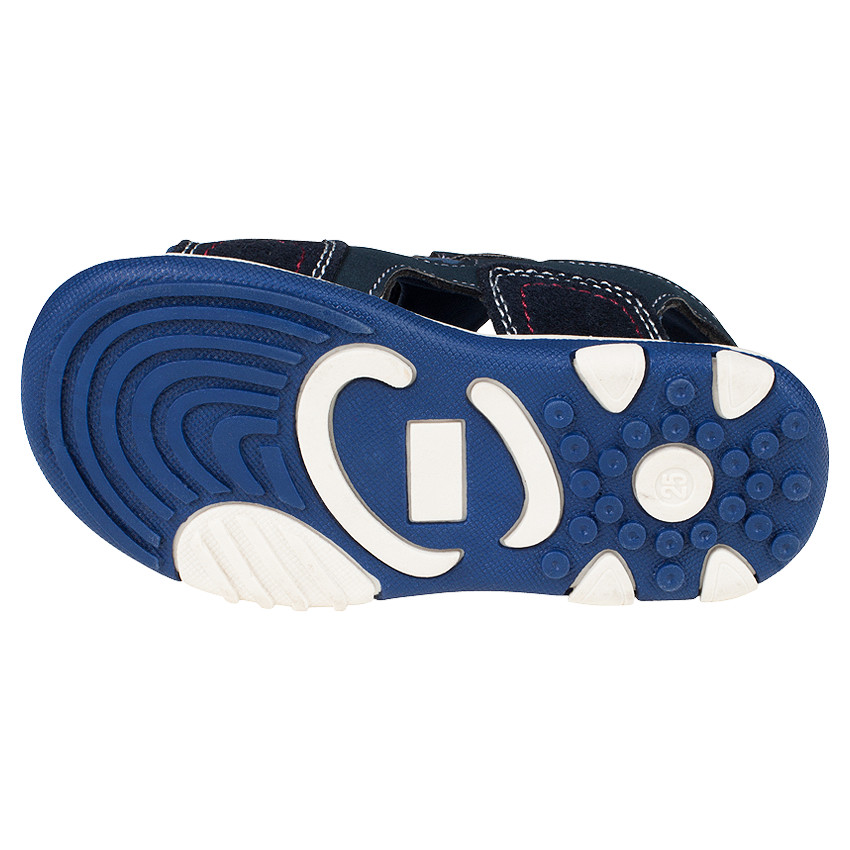 Nu-pieds bi-matière à scratchs  