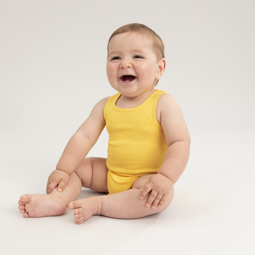 Lot de 3 bodies sans manches avec logo moustache printé 