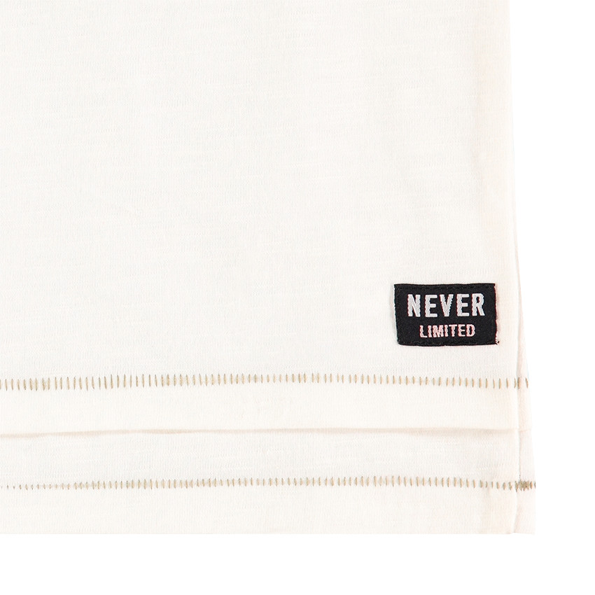 Tee-shirt manches longues en jersey avec léopard et texte printés  