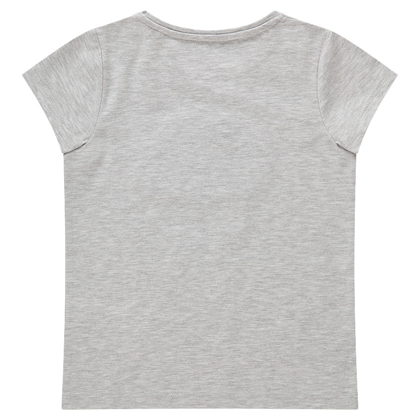 Tee-shirt manches courtes en jersey avec motif fantaisie en relief 