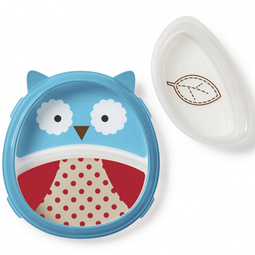 Pack vaisselle Zoo Smart Serve - Hibou 