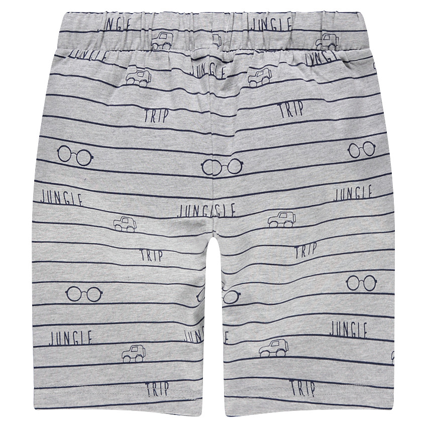 Pyjama en jersey avec tee-shirt print girafe à lunettes 