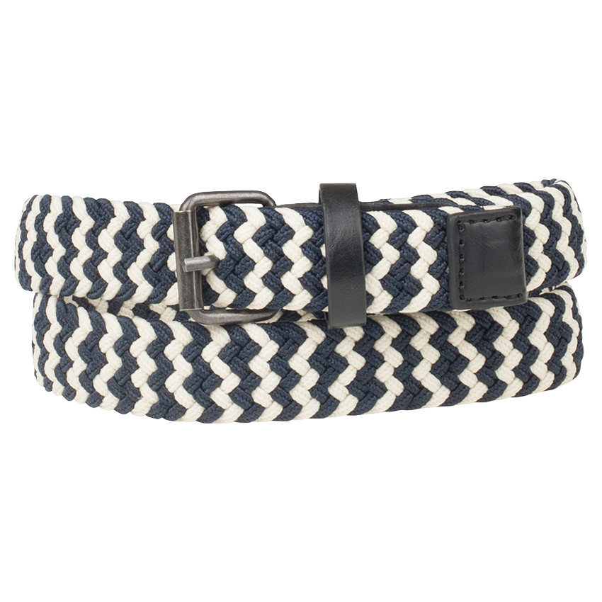 Ceinture tressée à boucle métal 