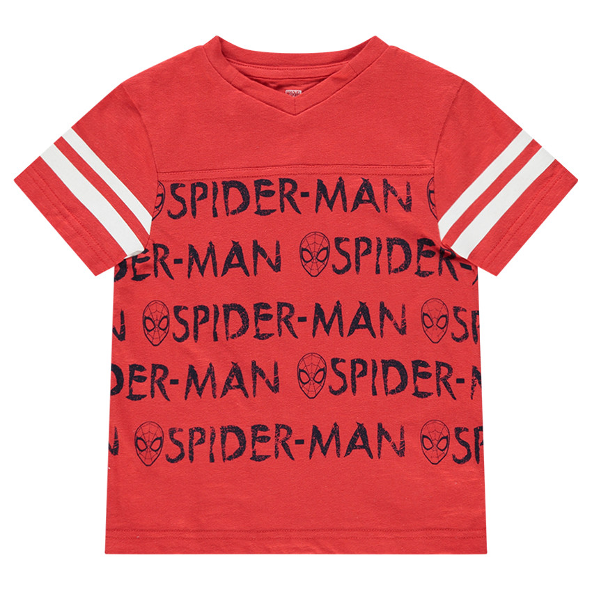 Tee-shirt manches courtes en jersey avec prints Marvel Spiderman  
