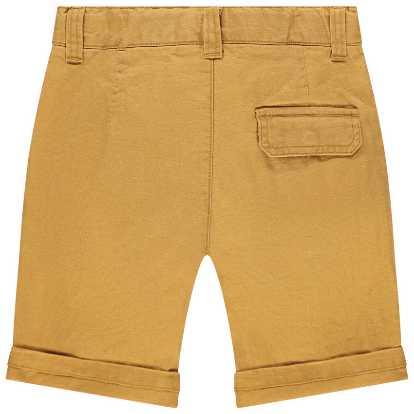 Bermuda en toile uni à poches  