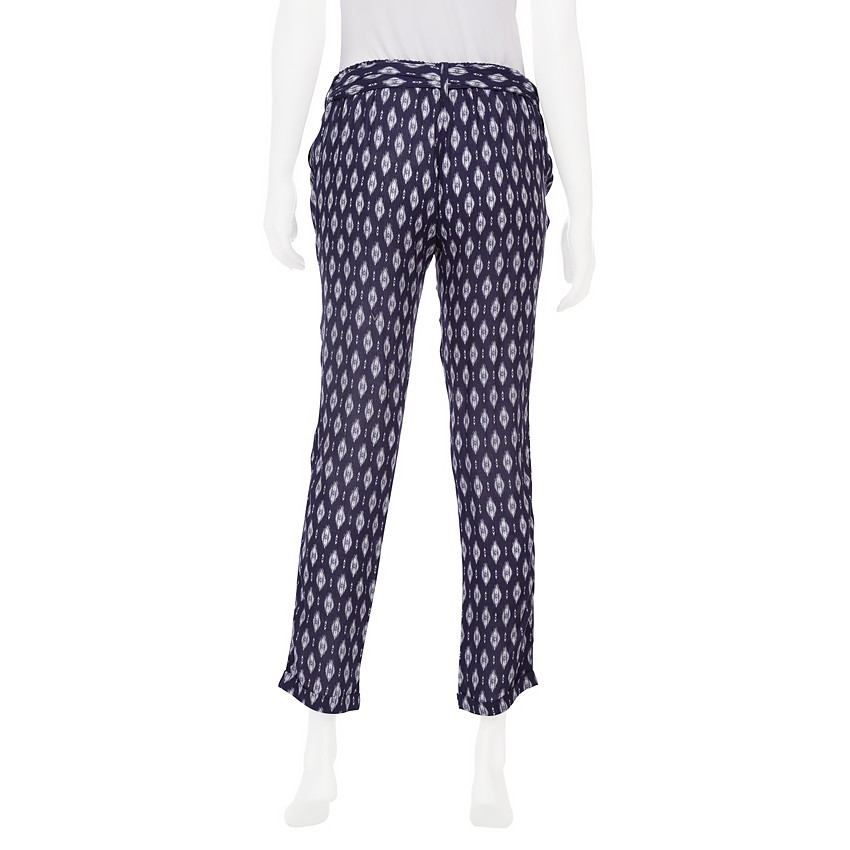 Pantalon de grossesse imprimé all-over coupe carotte 