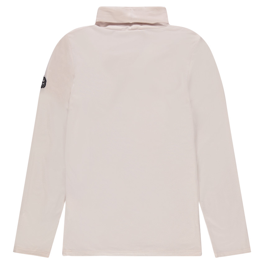 Junior - Sous-pull col roulé en jersey avec badges patchés 