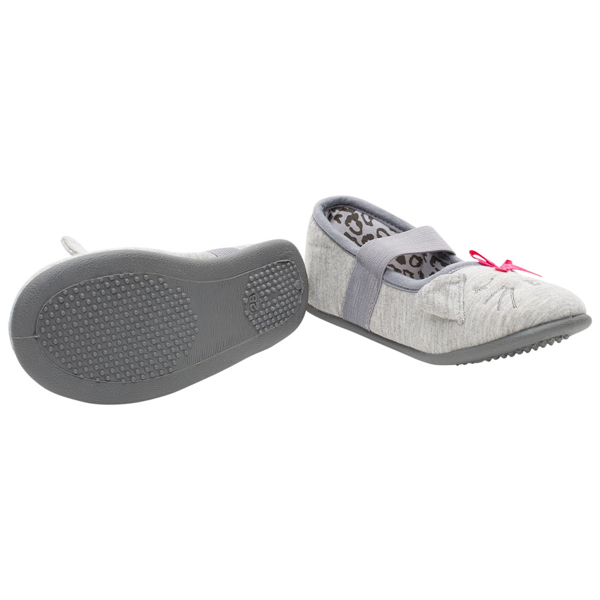 Chaussons babies en jersey à détails brodés 