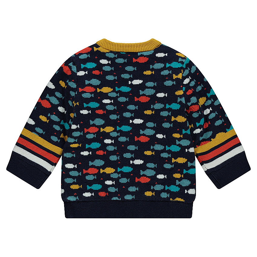 Gilet en tricot avec motif all-over 