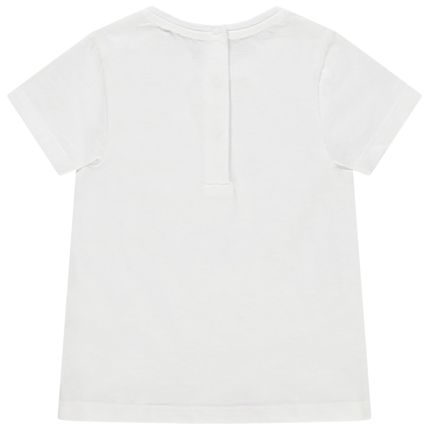 T-shirt manches courtes en coton bio à message 