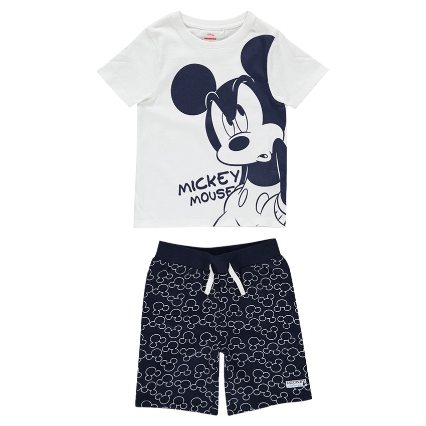 Pyjama court en jersey avec Mickey printé Disney 