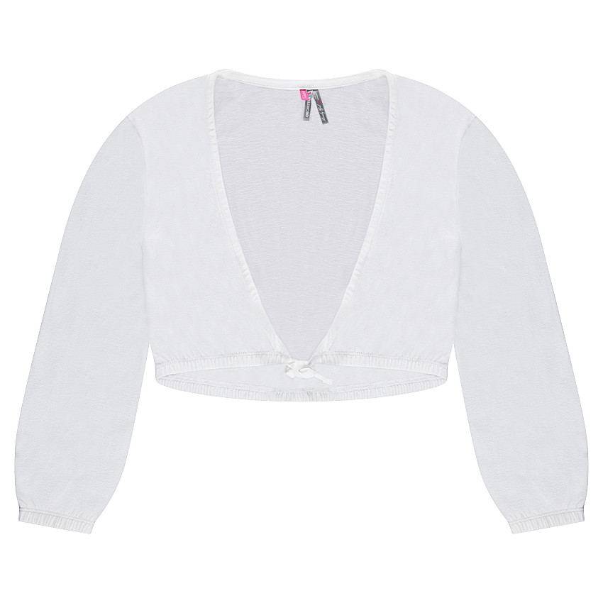 Boléro en maille à nouer devant 