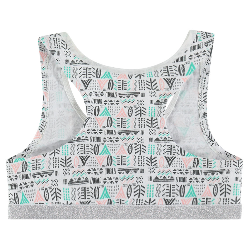 Junior - Lot de 2 brassières imprimées fantaisie 