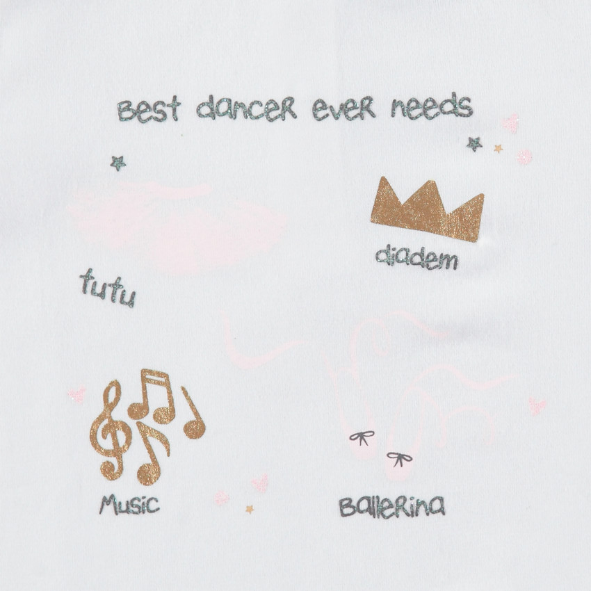 T-shirt manches longues en jersey avec print fantaisie  