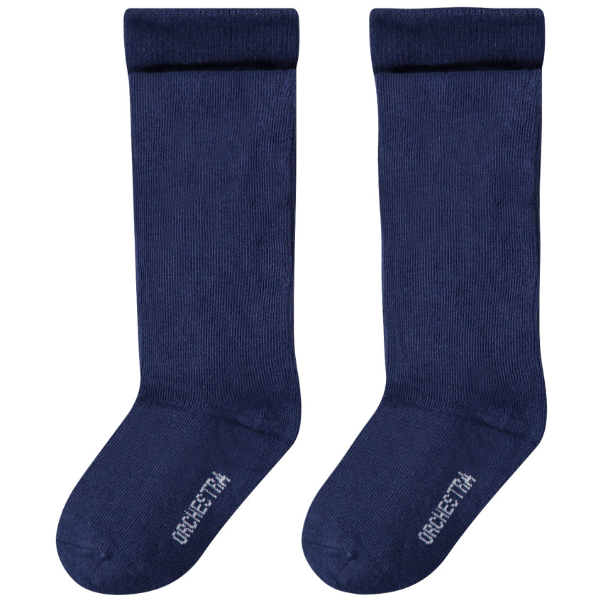 Lot de 2 collants épais unis 