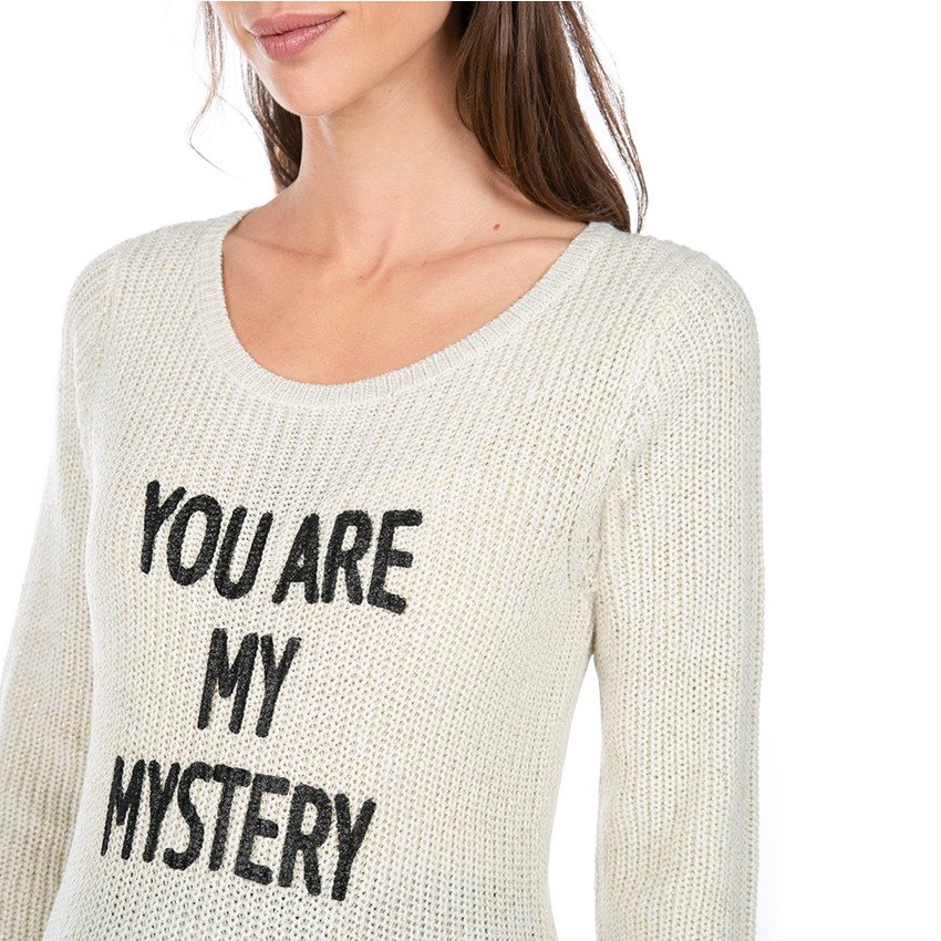 Robe de grossesse manches longues à message 