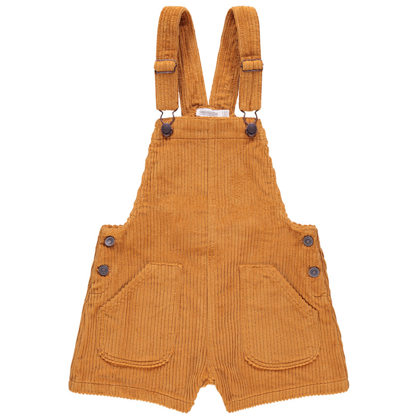 Salopette courte en velours 