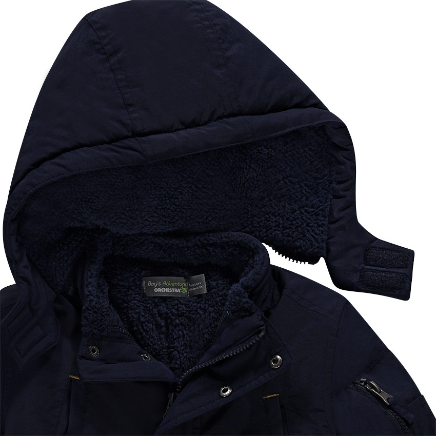 Parka 2 en 1 avec doudoune fine amovible sans manches 