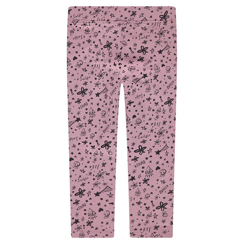 Legging en jersey avec motifs imprimés all-over 