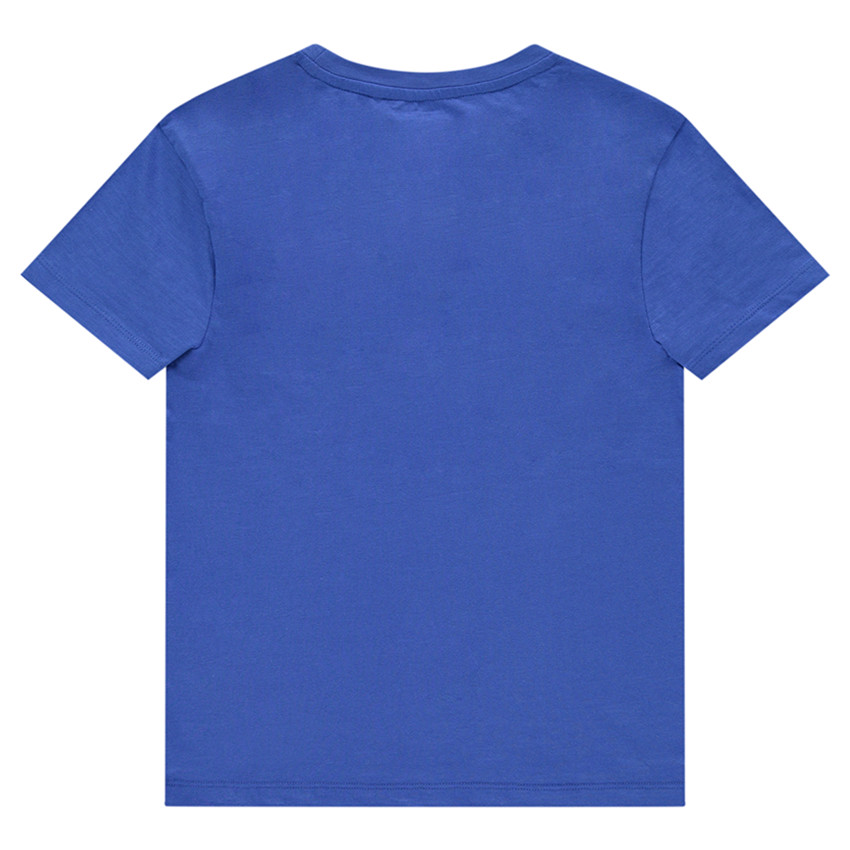 Junior - Tee-shirt manches courtes en jersey uni avec print fantaisie 