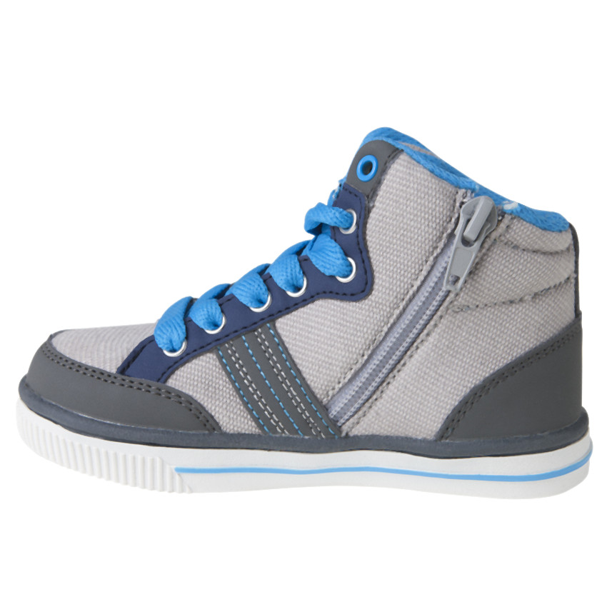 Bottillons à lacets et zip 