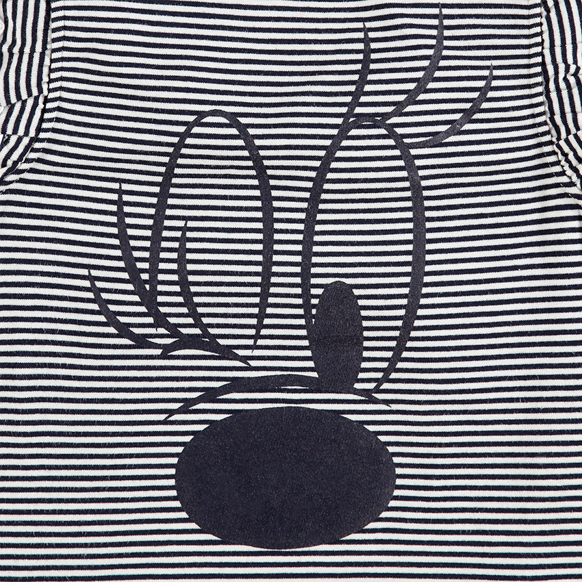 Débardeur rayé avec avec volants et print Minnie Disney 