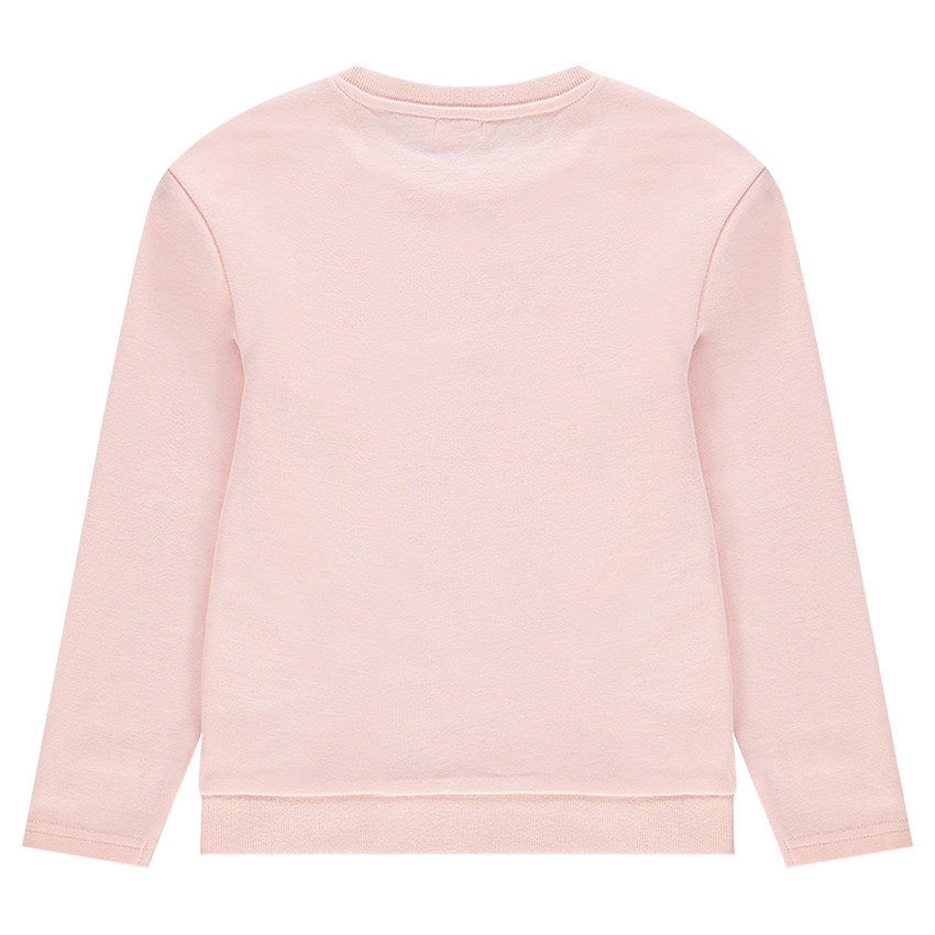 Junior - Sweat en molleton uni avec motif fantaisie  