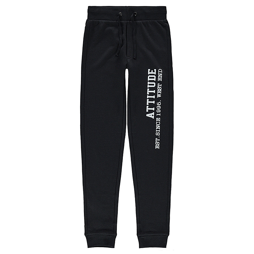 Junior - Pyjama en jersey avec haut rayé et pantalon avec texte printé 