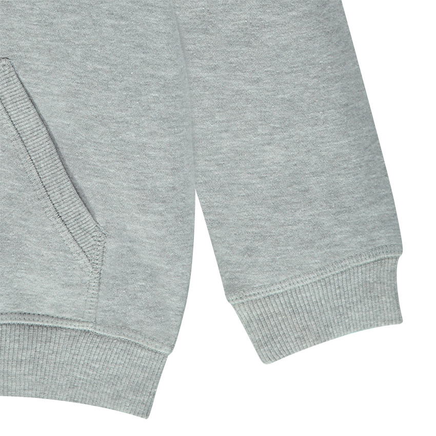 Gilet à capuche en molleton slub 