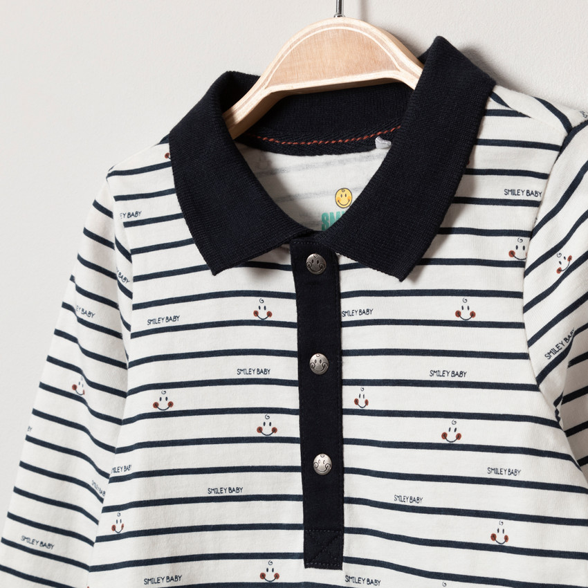 Polo manches longues Smiley 