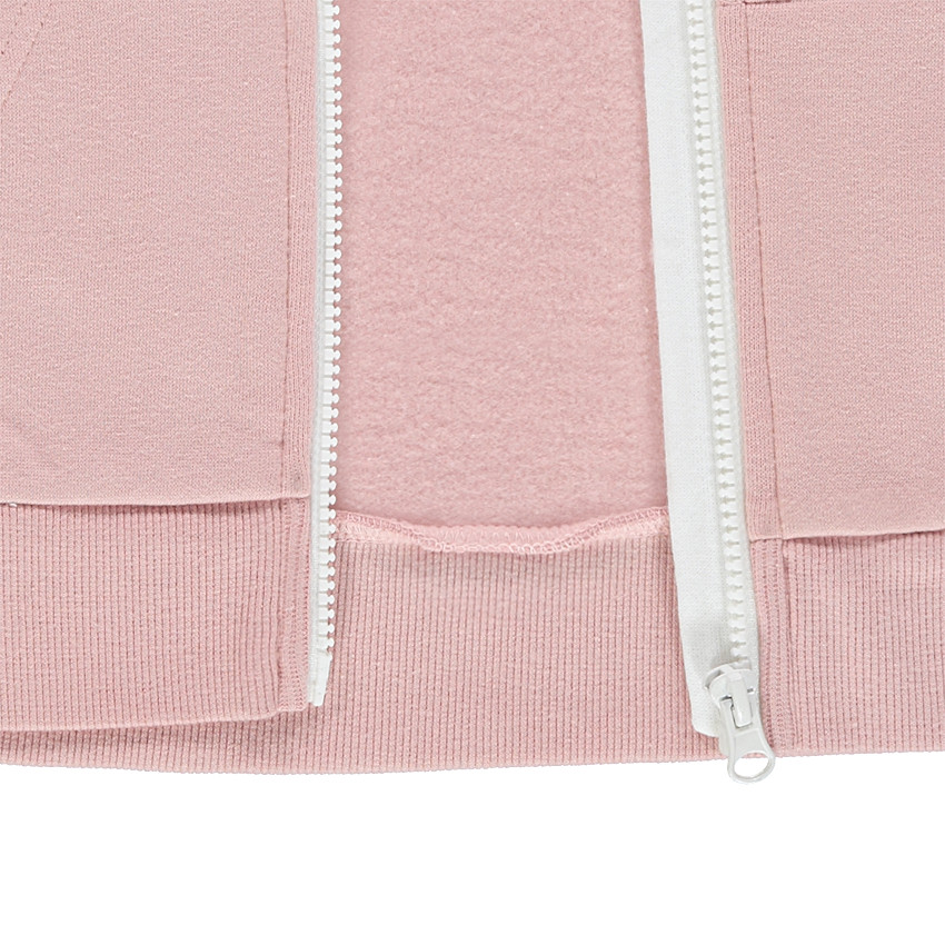 Junior - Gilet à capuche en molleton avec motif fantaisie 