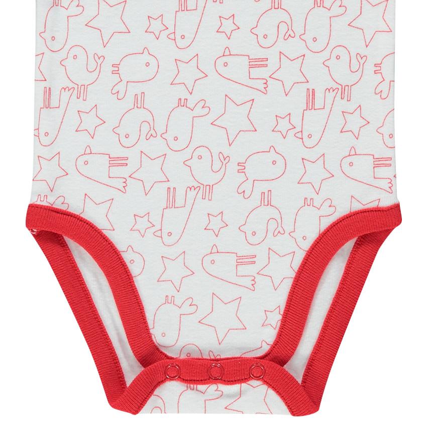 Coffret naissance spécial Noël avec 3 bodies et une valisette 