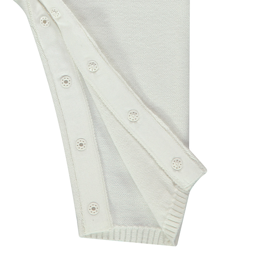 Ensemble salopette et gilet en tricot à motif jacquard 