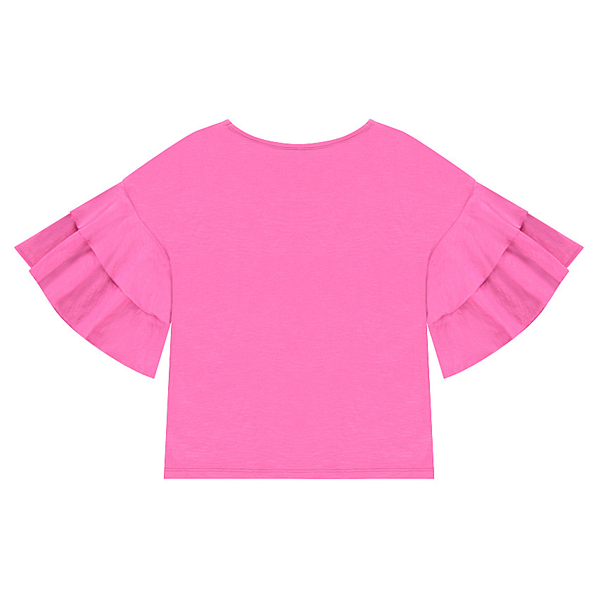 Junior - Tee-shirt en jersey à manches volantées 