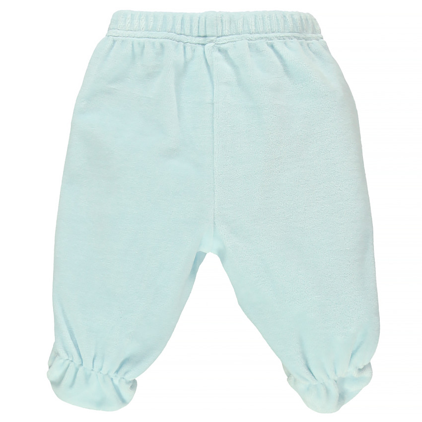Pantalon en velours avec pieds 